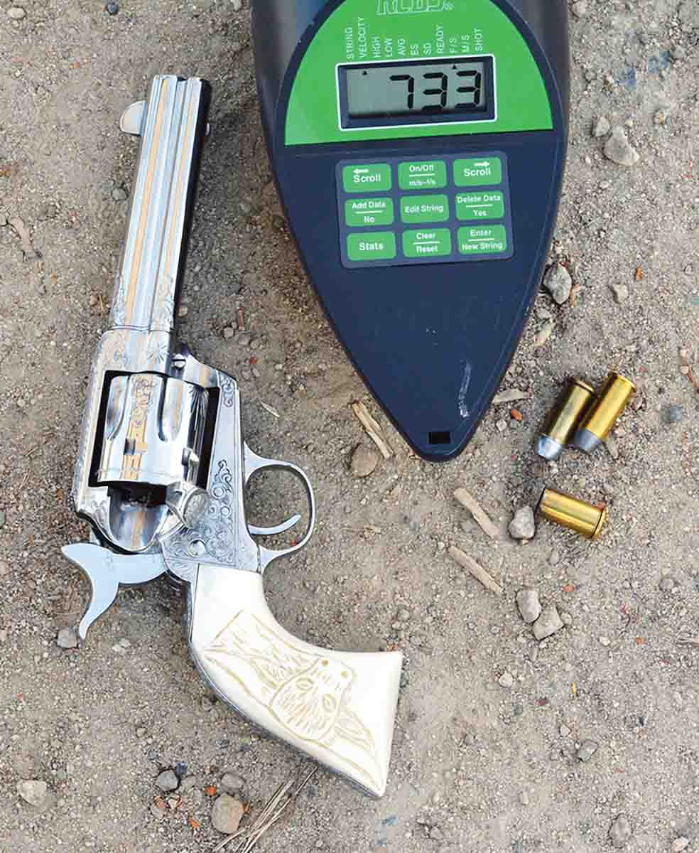 Handloads were checked for velocity using an RCBS Chronograph.